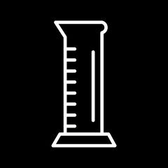 Graduated Cylinder Vector Icon