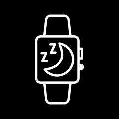 Sleep Tracker Vector Icon
