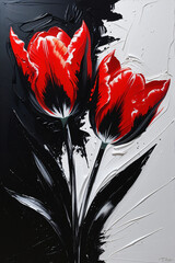 red tulips