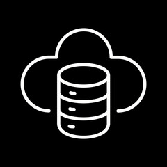 Cloud Storage Vector Icon