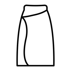 Wrap skirt for casual or relaxed style