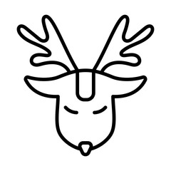 Beautiful reindeer head wall decoration