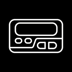 Pager Vector Icon