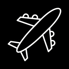 Plane Vector Icon