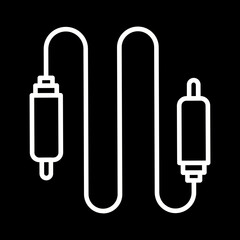 Audio Cable Vector Icon