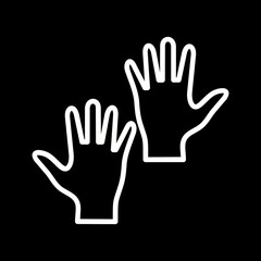 Gloves Vector Icon