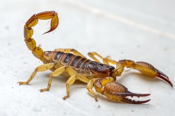 scorpion with white background