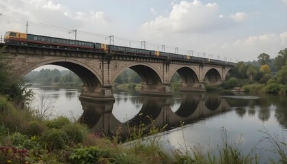 Fototapeta premium bridge over the river