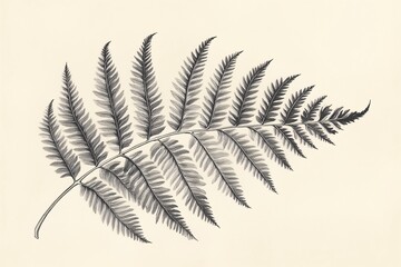 Botanical Fern Illustration