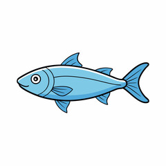 bluefish on a white background