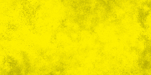 Abstract yellow paper textured background, painted wall in old fashioned yellow closeup, old scary and creepy yellow grunge cement wall.	