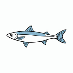 herring fish vector illustration