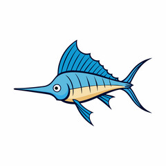sailfish isolated on white