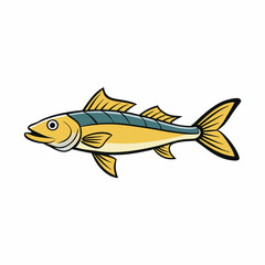 snook fish vector illustration