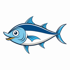 tuna fish vector illustration