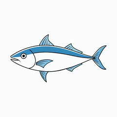 tuna fish vector illustration