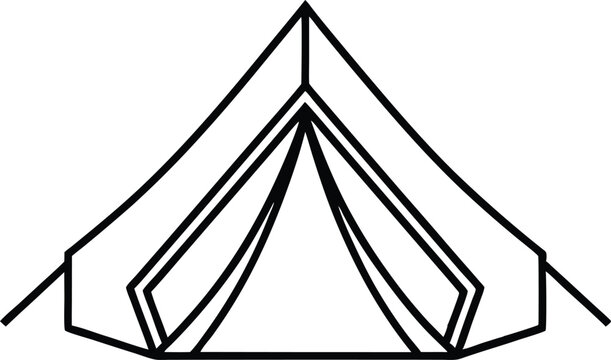 recommend clip art: camping tent line art vector,camping tent outline coloring book page line art drawing