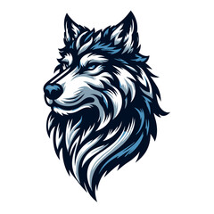 Obraz premium Wolf vector and illustrations.
