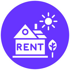Vector Design House Rent Icon Style