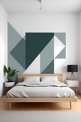 modern living room interior with minimal wall design