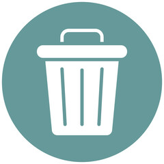 Vector Design Trash Icon Style