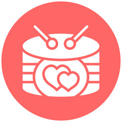 Vector Design Drum Icon Style