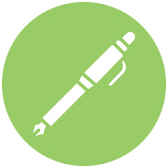 Vector Design Fountain Pen Icon Style