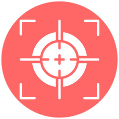 Crosshair Vector Design Icon Style