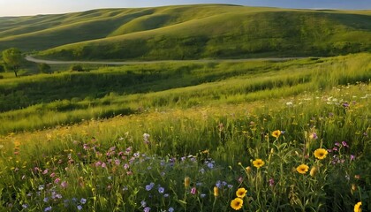 Obraz premium meadow with flowers