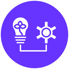 Obraz premium Sustainable Energy Vector Design Icon Style