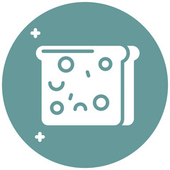 Whole Wheat Bread Vector Design Icon Style