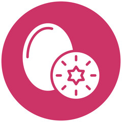 Kiwi Vector Design Icon Style