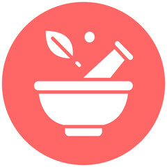 Vector Design Mortar Icon Style