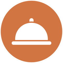 Fototapeta premium Vector Design Platter Icon Style