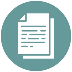 Vector Design Documents Icon Style