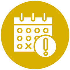 Vector Design Deadline Icon Style