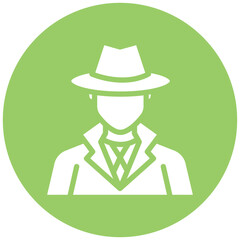 Vector Design Detective Icon Style