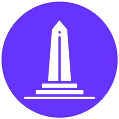 Vector Design Obelisk Icon Style