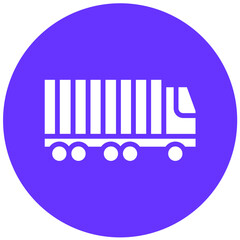 Vector Design Truck Trailer Icon Style