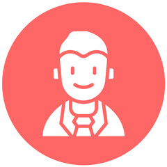 Vector Design Character Male Icon Style