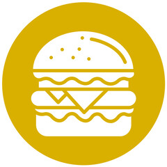 Vector Design Burger Icon Style