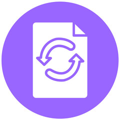 Vector Design File Backup Icon Style