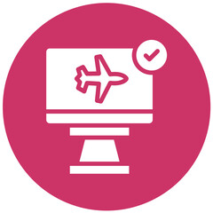 Vector Design Check In Icon Style