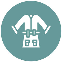 Obraz premium Vector Design Bathrobe Icon Style