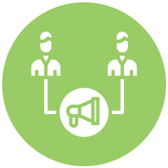 Vector Design Viral Marketing Icon Style