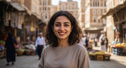 Fototapeta premium portrait of a woman from Yemen