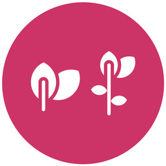 Vector Design Leaf Icon Style