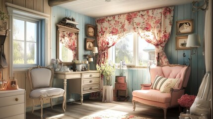 A quaint space designed for relaxation and beauty. 