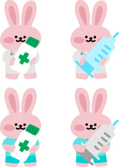 의료진 동물 캐릭터