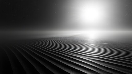 black and white abstract
